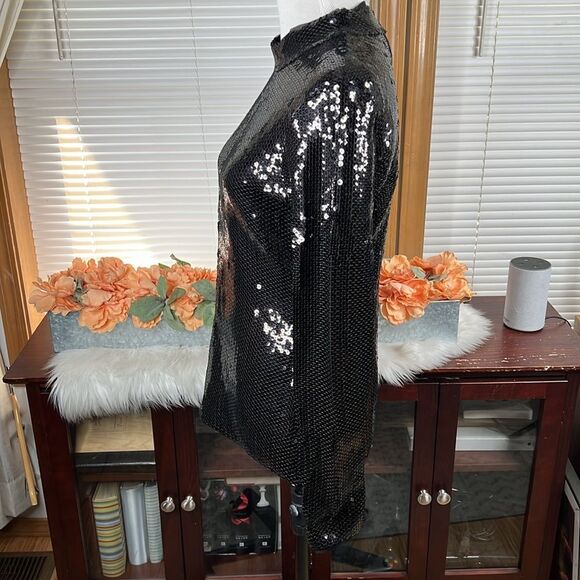 Free People Sequin Top Size Large - Picture 4 of 9